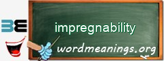 WordMeaning blackboard for impregnability